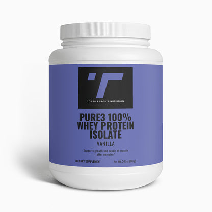 Pure3 100% Whey Protein Isolate (Vanilla)