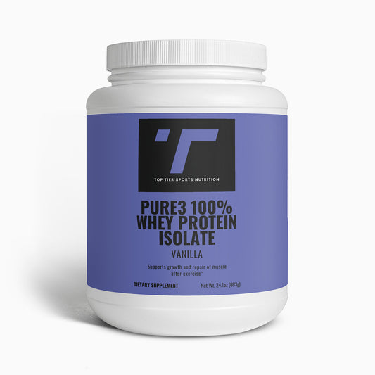 Pure3 100% Whey Protein Isolate (Vanilla)